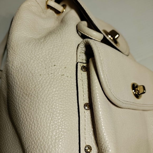 Coach Mini Billie Turnlock Chalk White Backpack main image 6